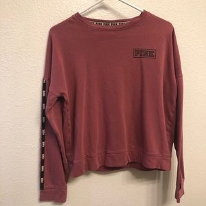 VS Pink Pink Crew Neck Sweater